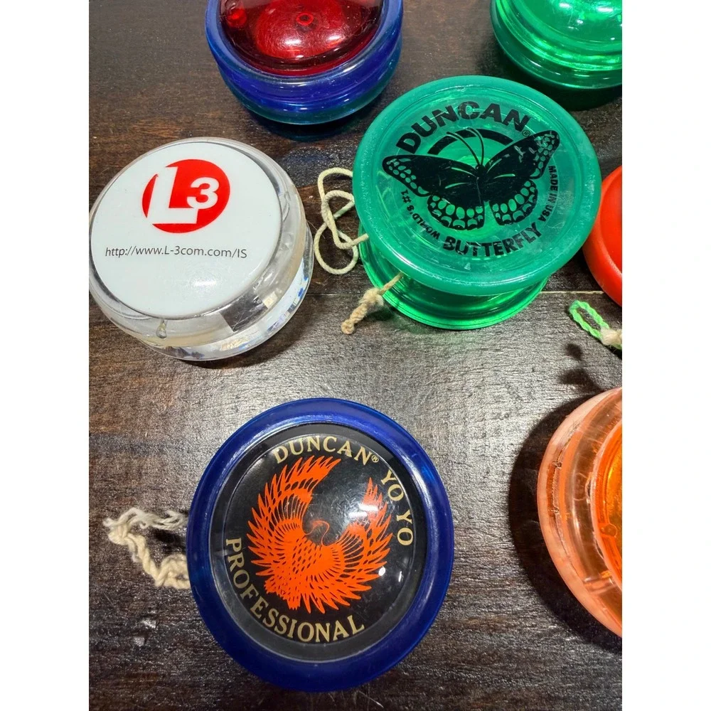 7 Vintage Duncan YoYo‎ Factory Toshiba L3 Yo Yos Translucent Colors